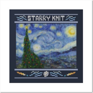 Starry Knit - Ugly Christmas Sweater Posters and Art